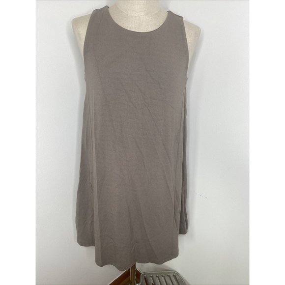 Sigrid Olsen Dresses & Skirts - New Sigrid Olsen Dress Womens Sz Medium Gray Sleeveless Shift A Line Round Neck